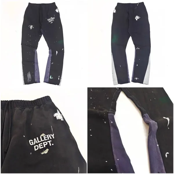 Gallery Dept. Paint-Splatter Sweatpants Blue - 17