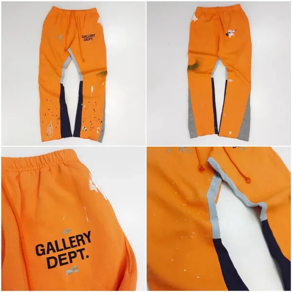 Gallery Dept. Paint-Splatter Sweatpants Blue - 16