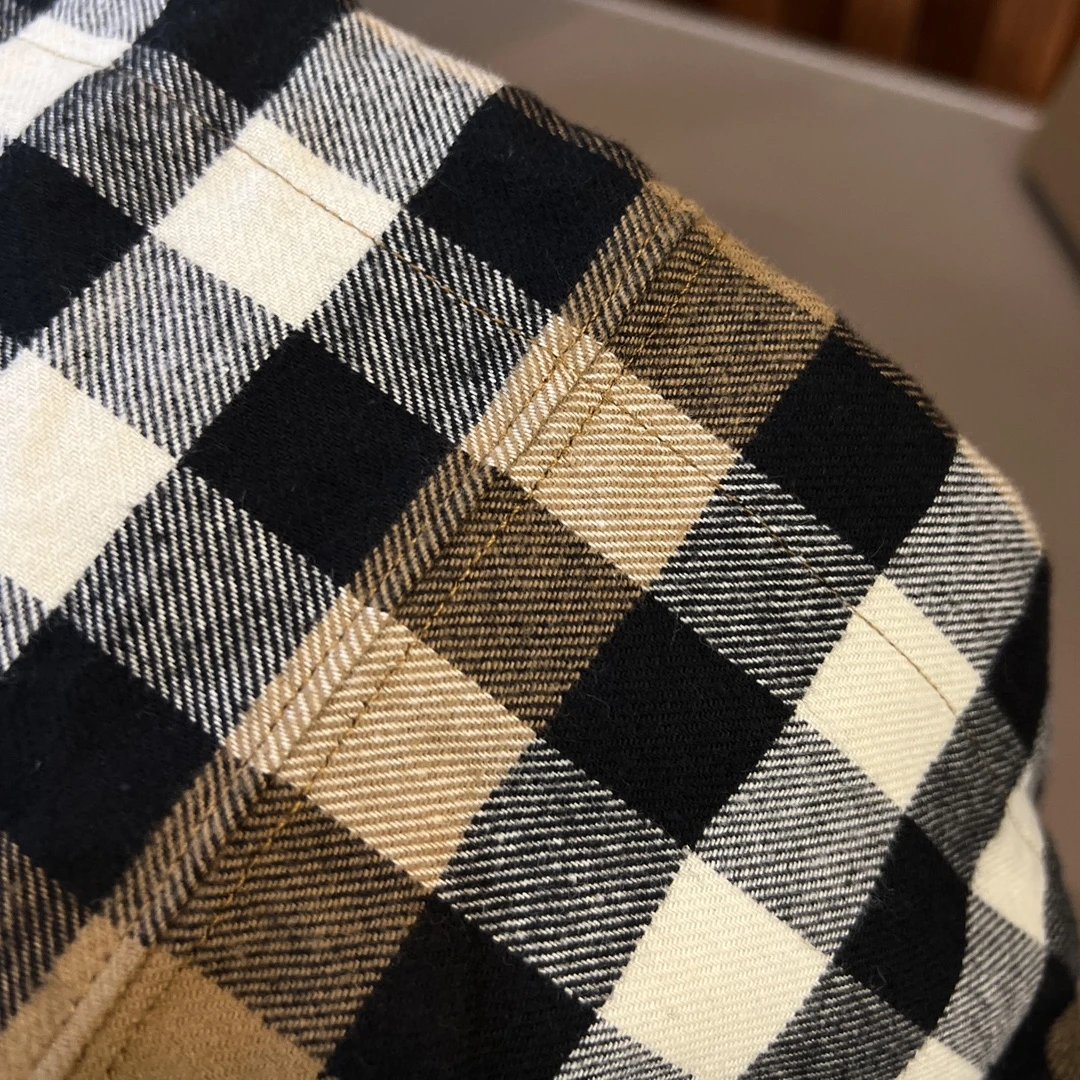 Burberry Check-Trim Hooded Zip-Up Sweatshirt Black Hoodie - 5