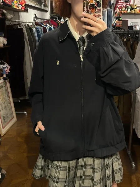 Polo Ralph Lauren Classic Cotton Twill Jacket Navy Outerwear - 16