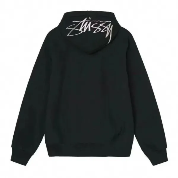 Stussy Classic Hoodie Black - 6