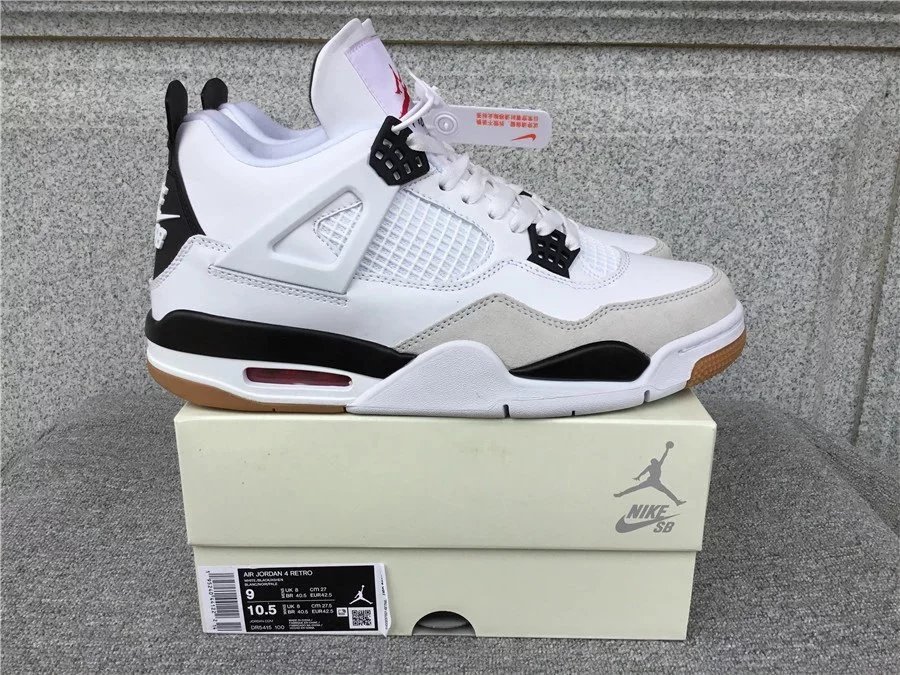 Off-White x Air Jordan 4 Industrial Beige Sneakers - 11