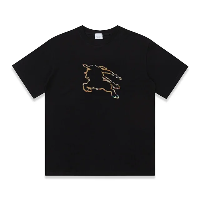 Burberry T-Shirts Short-Sleeve Logo and Check Graphic product detail image 11