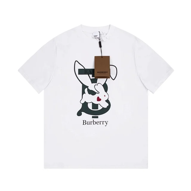 Burberry T-Shirts Short-Sleeve Crew-Neck Graphic T-Shirt product detail image 10