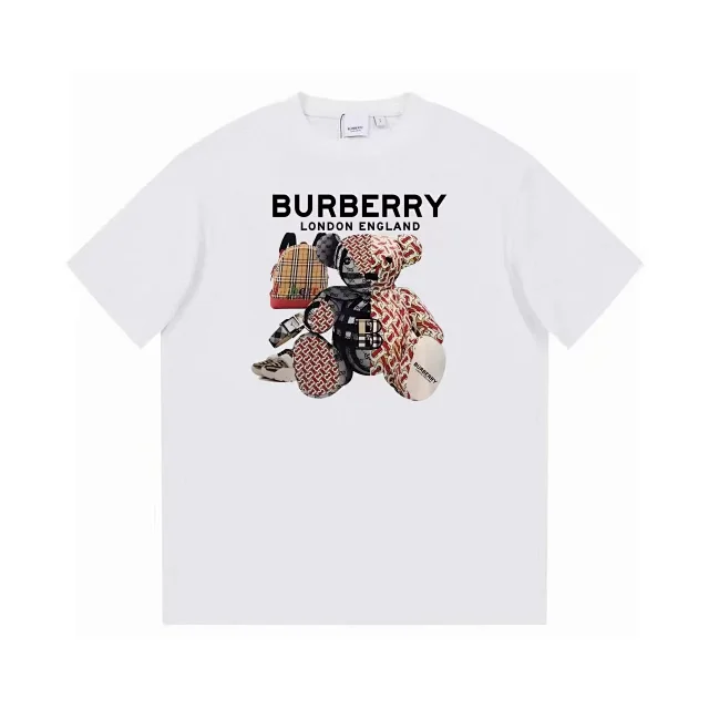 Burberry T-Shirts Short-Sleeve Crew-Neck Graphic T-Shirt product detail image 12