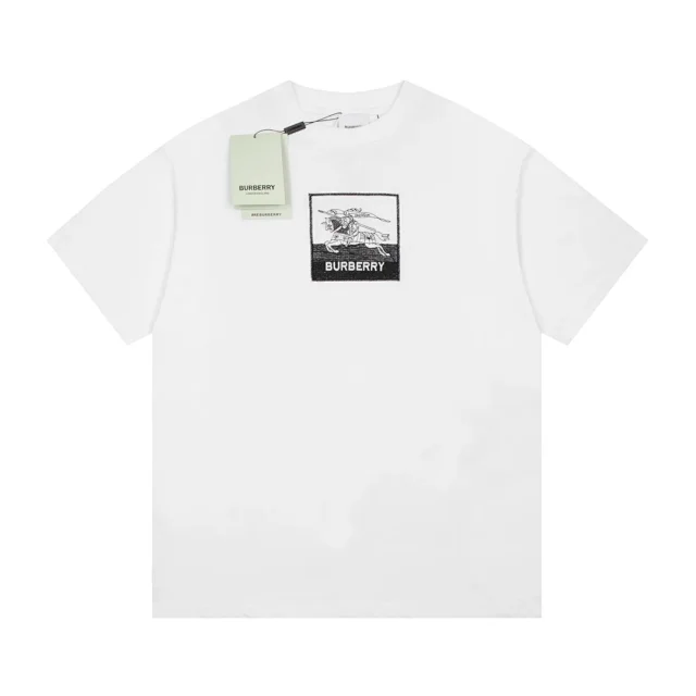 Burberry T-Shirts Short-Sleeve Logo and Check Graphic product detail image 10