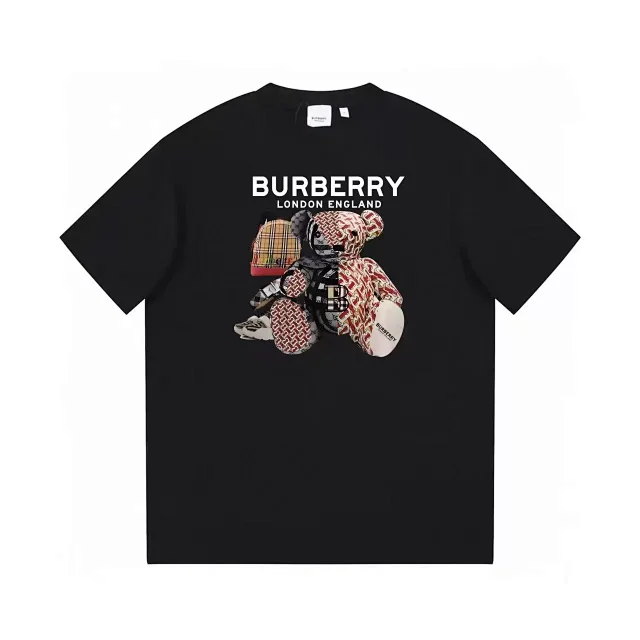 Burberry T-Shirts Short-Sleeve Crew-Neck Graphic T-Shirt product detail image 13