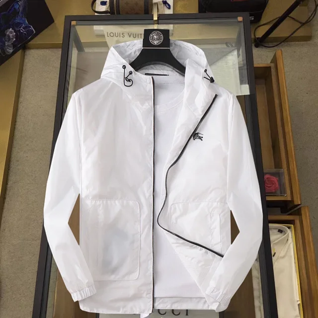 Burberry Jackets Hooded check-print zip jacket product detail image 11