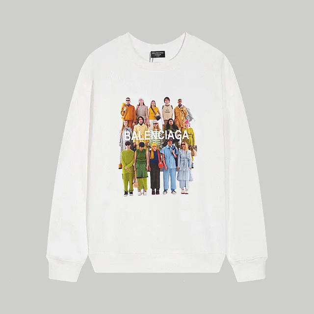 Balenciaga Hoodies & Sweatshirts Graphic Logo Crewneck Sweatshirt product detail image 14