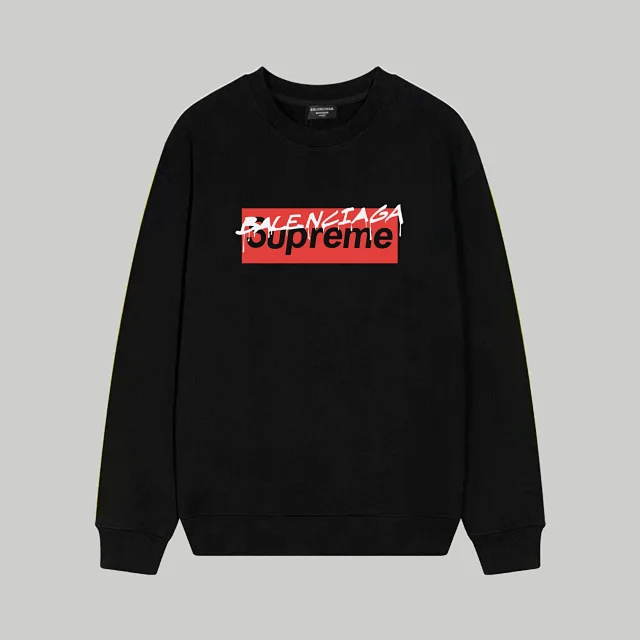 Balenciaga Hoodies & Sweatshirts Graphic Logo Crewneck Sweatshirt product detail image 13