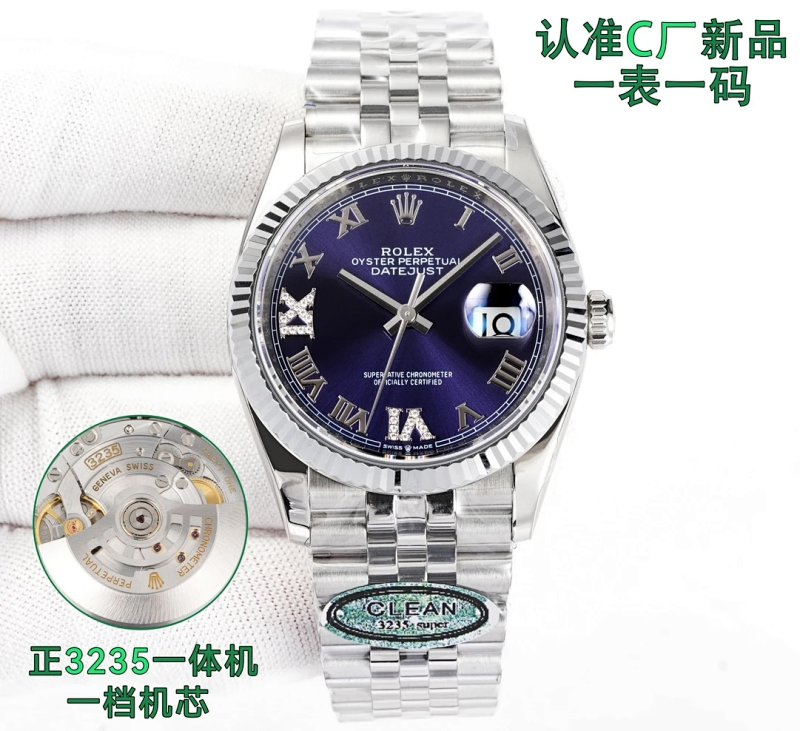Rolex C 36mm Watch Clean 36mm