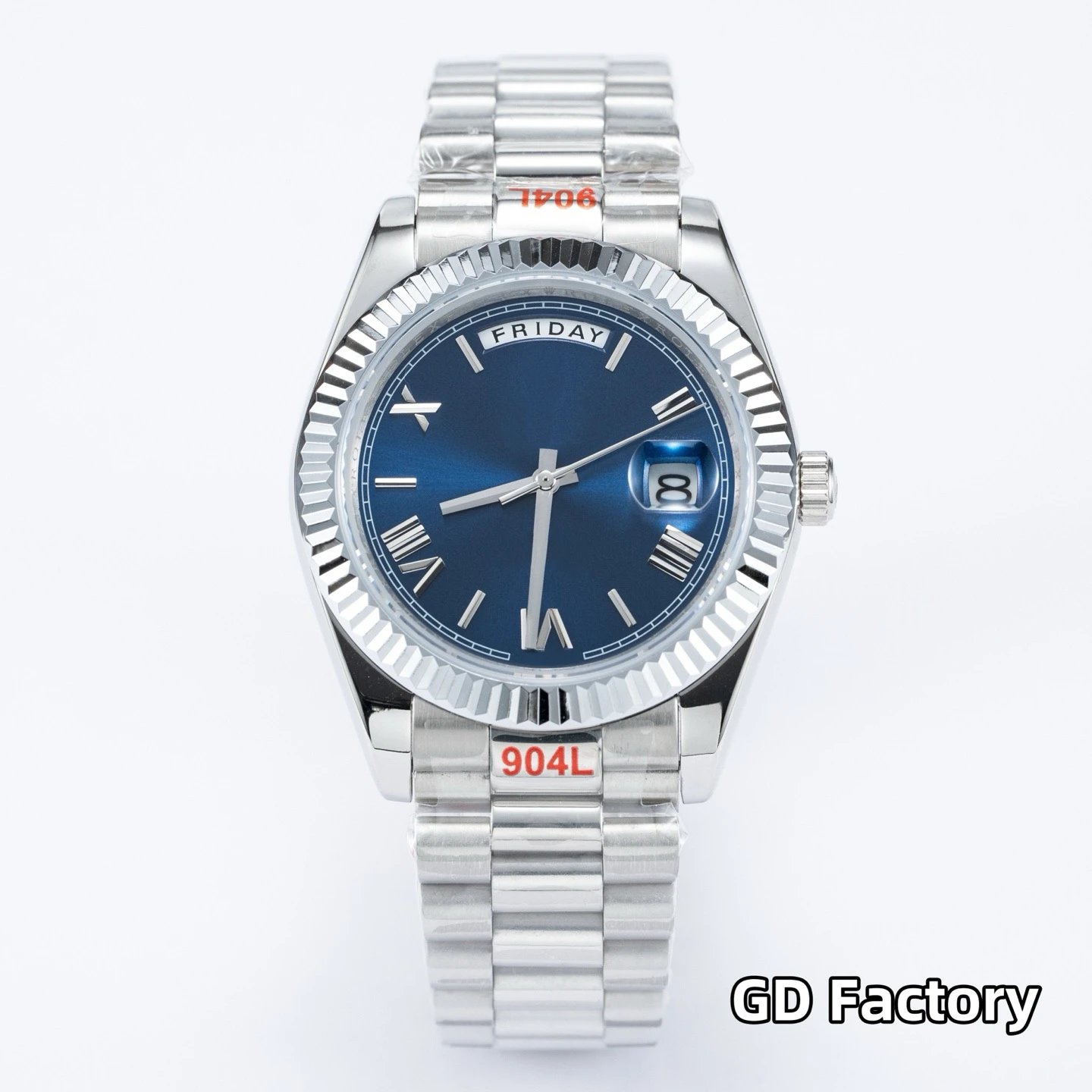 Rolex Datejust 41mm — [Roman Dial] Silver Case · Blue Dial · Steel Bracelet colorway — USFans Spreadsheet photo
