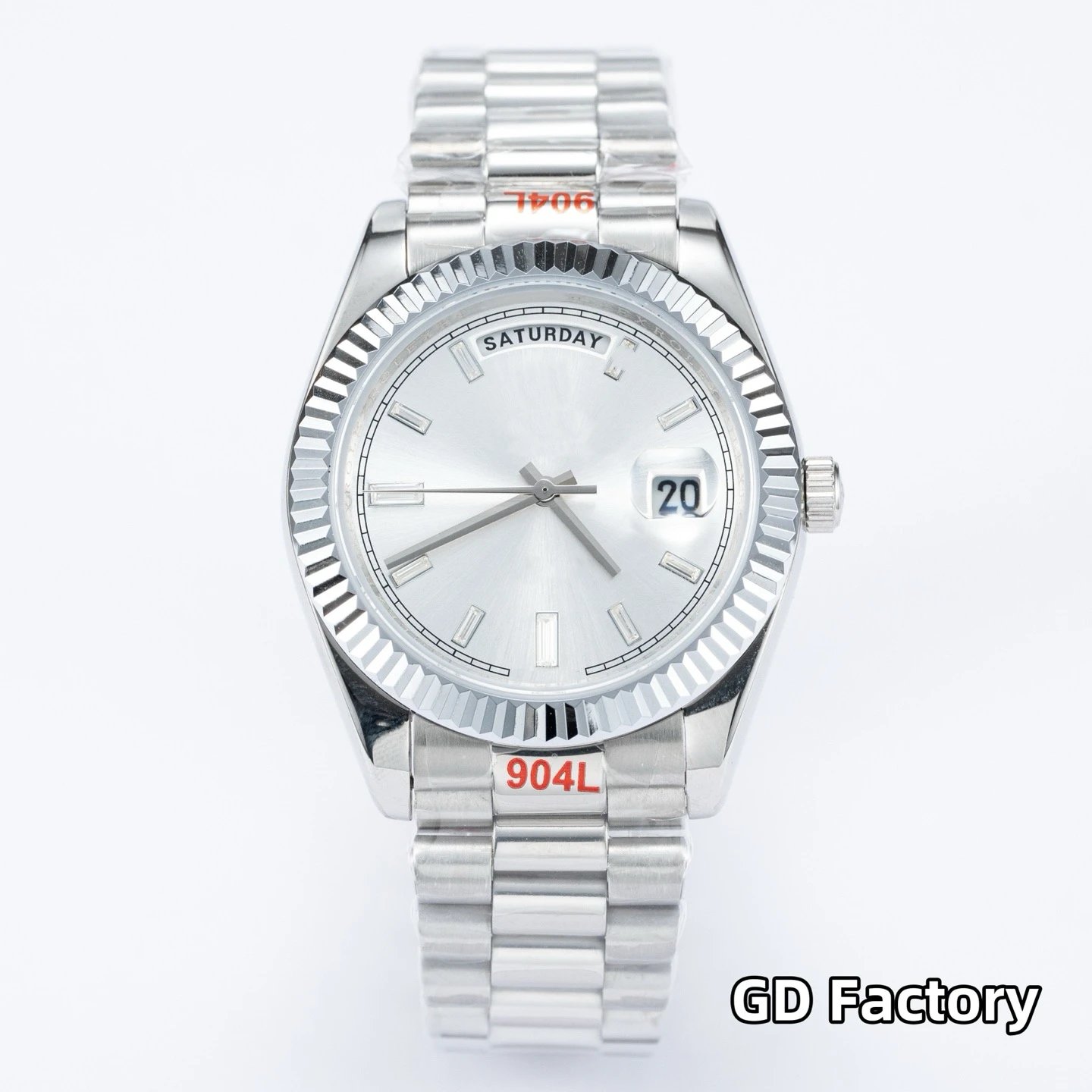 Rolex Datejust 41mm — 【Square Drill Plate] Silver Shell, Silver Plate, Steel Strip colorway — USFans Spreadsheet photo