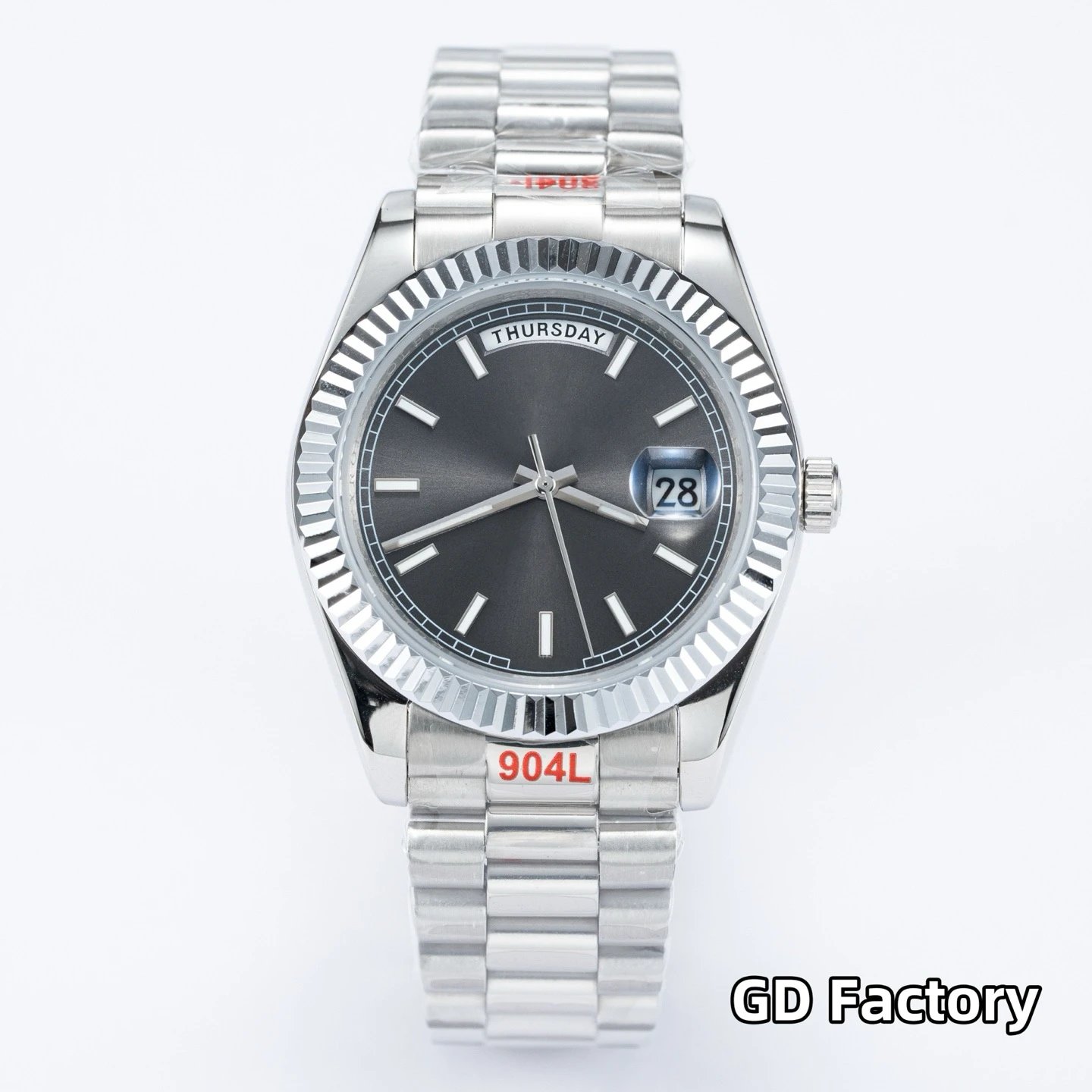 Rolex Datejust 41mm — [Bar Dial] Silver Case · Gray Dial · Steel Bracelet colorway — USFans Spreadsheet photo
