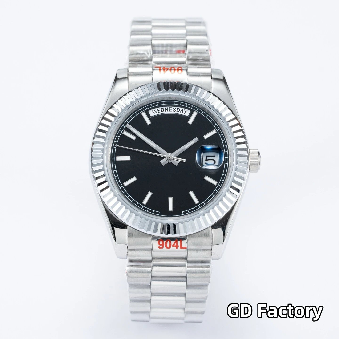 Rolex Datejust 41mm — [Bar Dial] Silver Case · Black Dial · Steel Bracelet colorway — USFans Spreadsheet photo