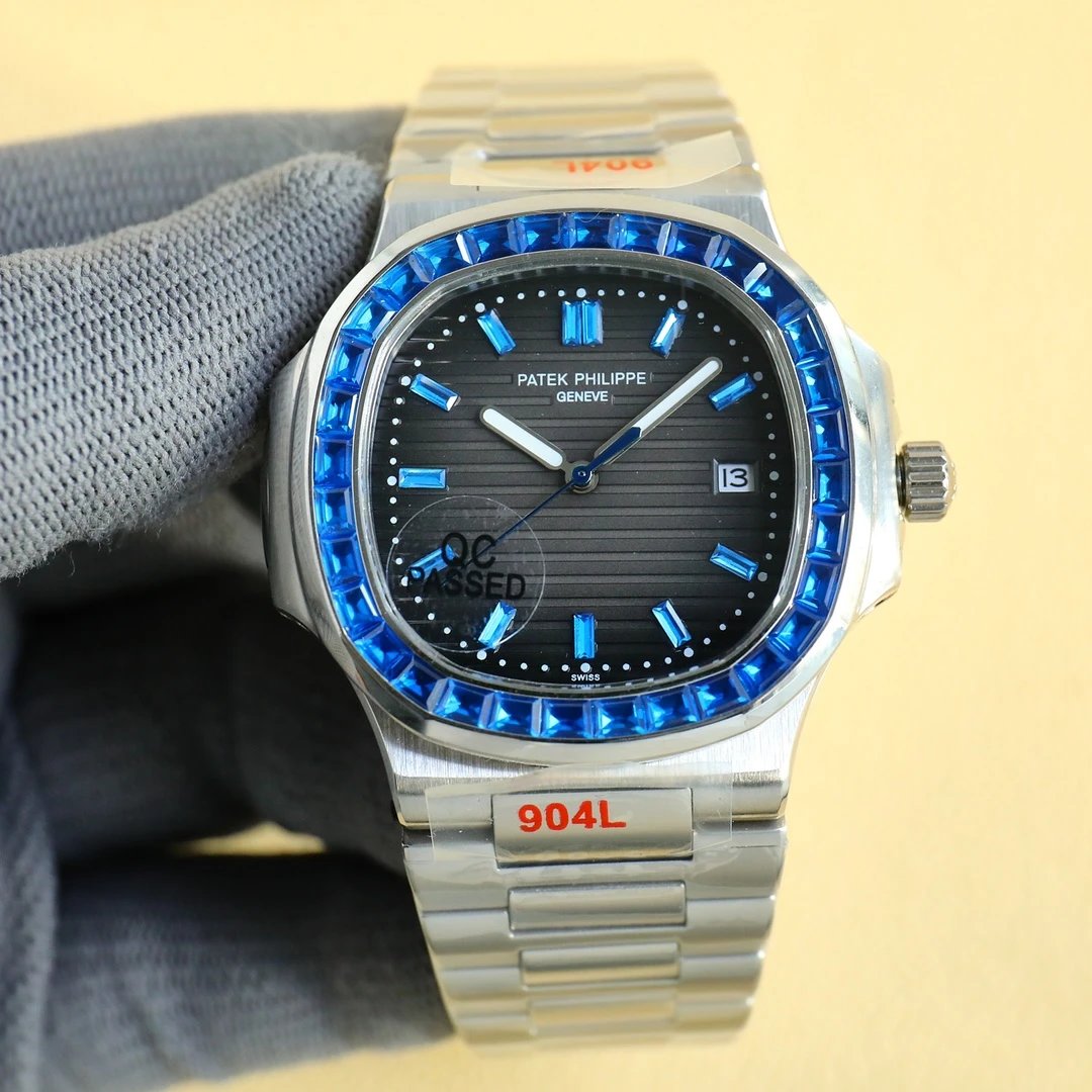 [Blue Drill Ring] Silver Shell · Grey Plate Steel Belt