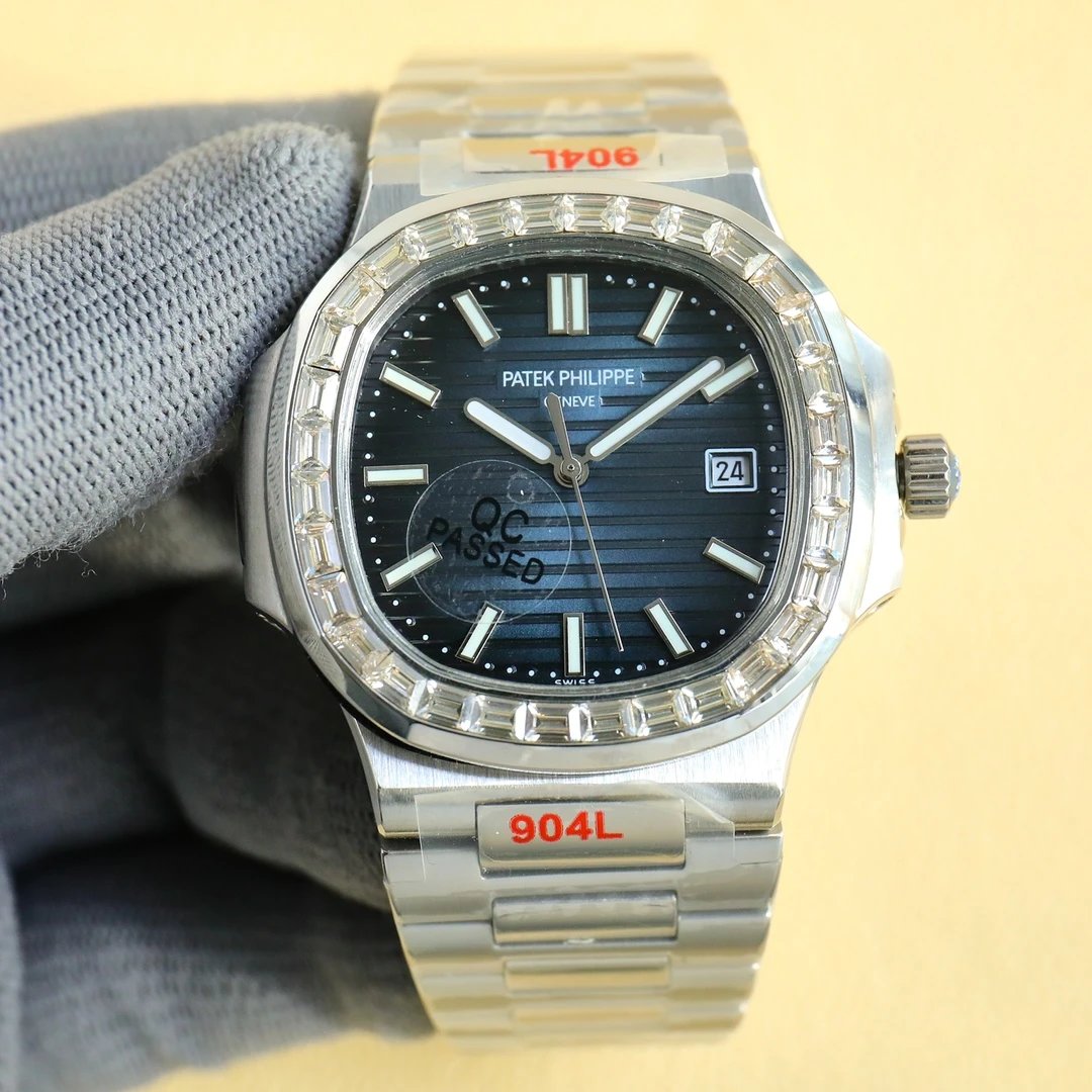 [White Drill Ring] Silver Shell · Blue Plate Steel Belt