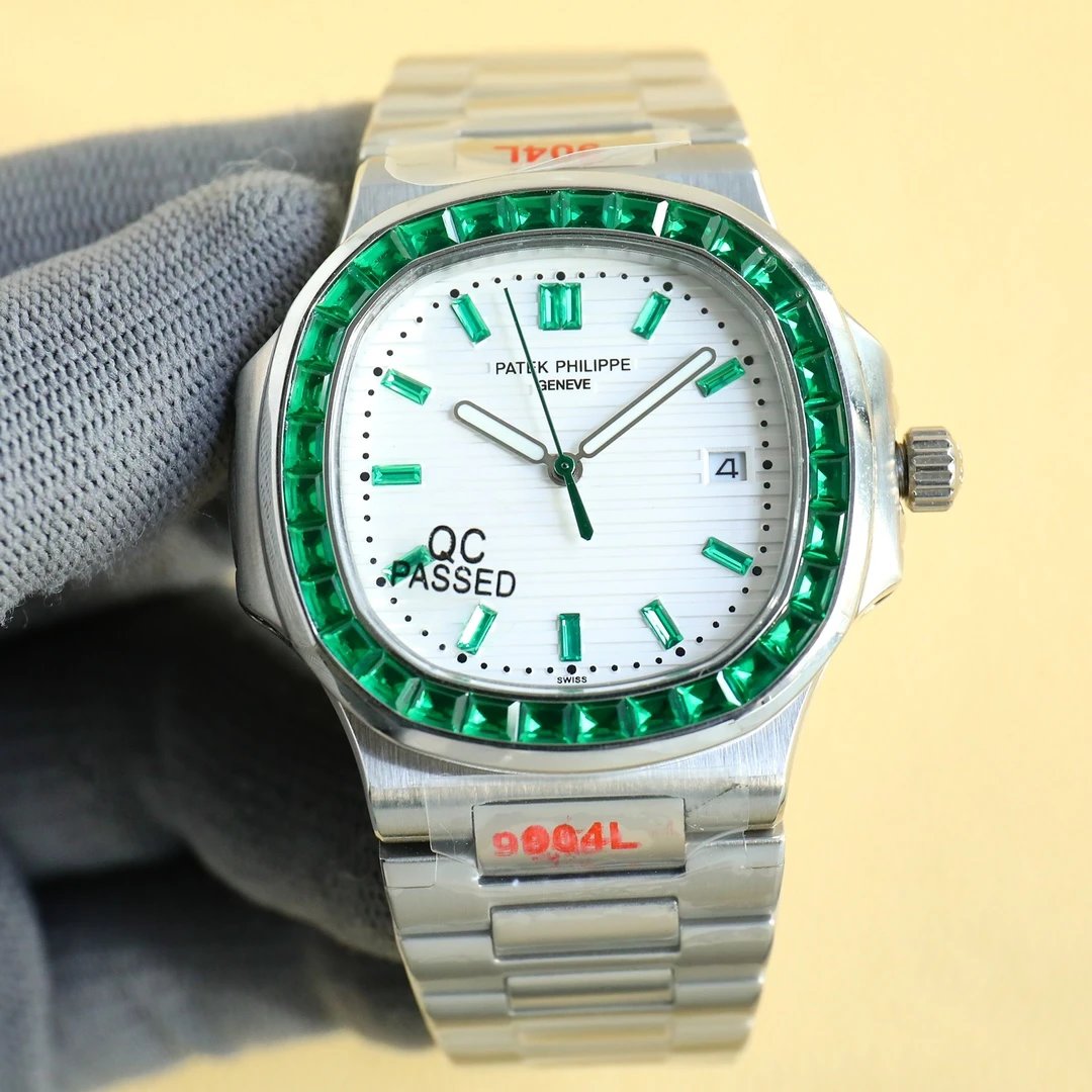 [Green Drill Ring] Silver Shell · White Plate Steel Strip