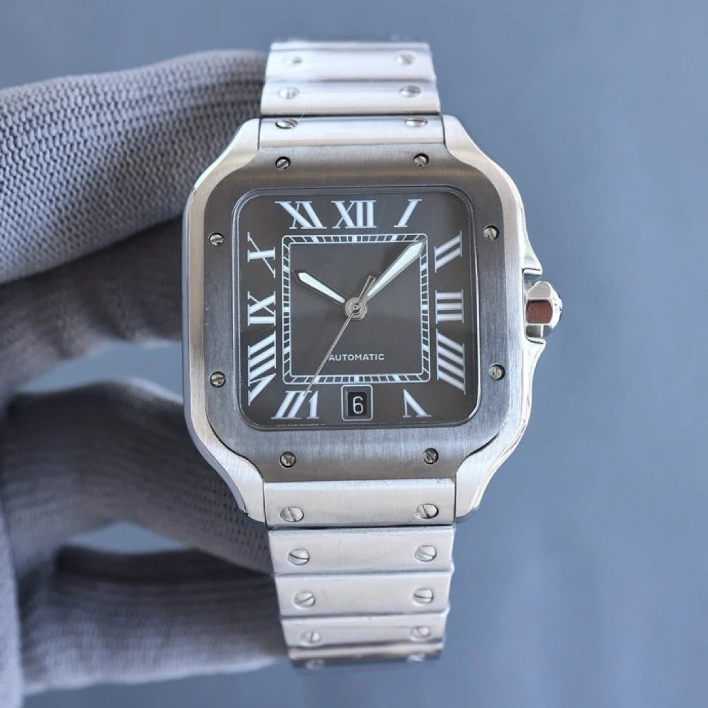 Silver shell, gray plate, steel strip