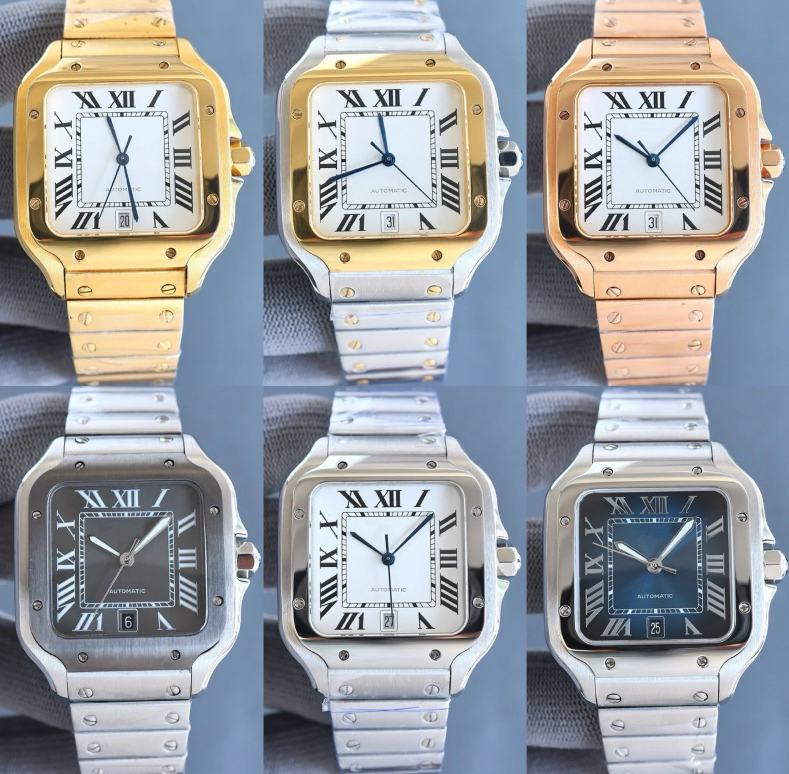 【 Special Offer 】 Watch Sandus Nishitetsu Movement 40mm 35mm Couple Mechanical Watch Steel Belt Watch Men's Birthday Gift Xintai Calendar Mechanical Watch Men's Night Light Sports Watch Men's Watch Women's Watch Men's Watch Waterproof Watch Box Mechanical Watch