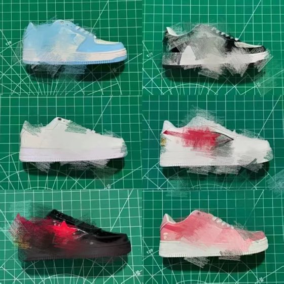 PB / DT Multi-Version Same Factory Origin BAPE Head New Colorways Available Long-term Supply (Note: PB Version does not have half sizes) (DT has size 46, please specify)