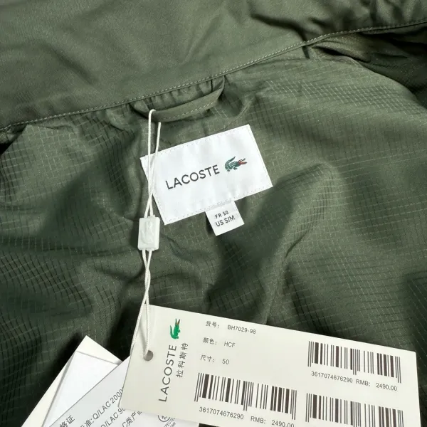 Lacoste Lightweight Bomber Jacket Black Outerwear - 15