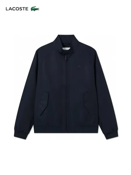 Lacoste Lightweight Bomber Jacket Black Outerwear - 4