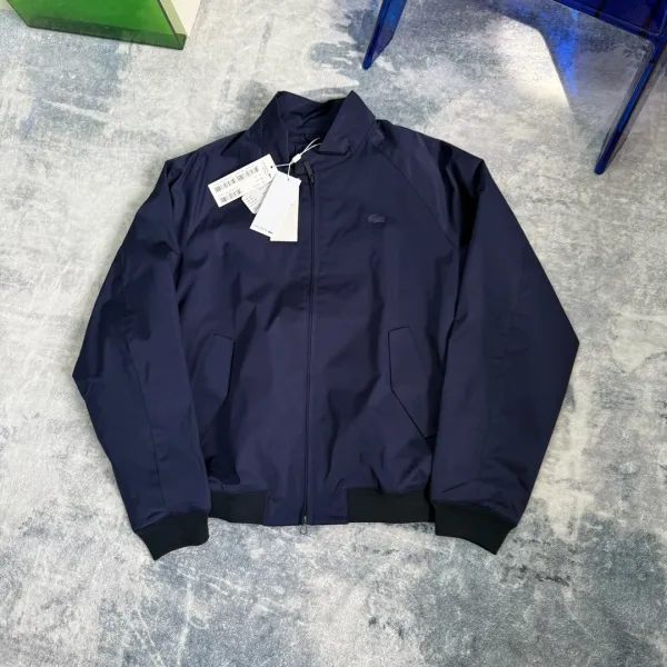 Lacoste Lightweight Bomber Jacket Black Outerwear - 13