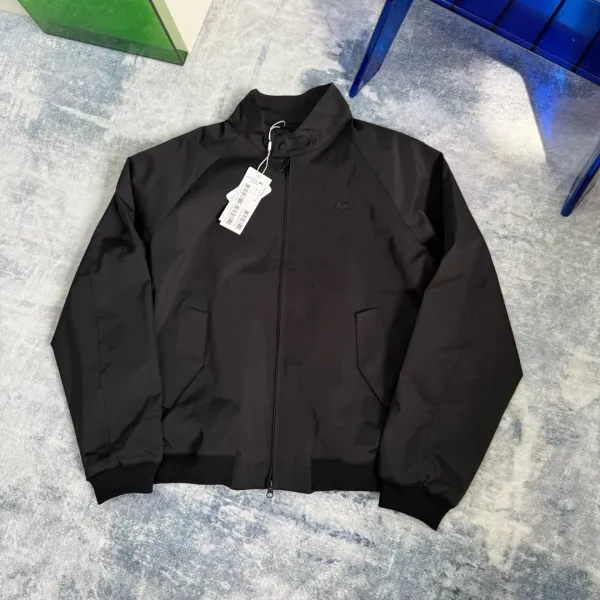 Lacoste Lightweight Bomber Jacket Black Outerwear - 1