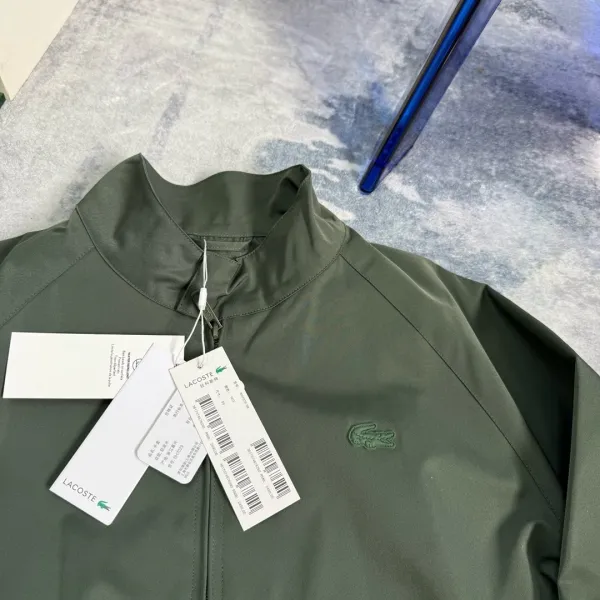 Lacoste Lightweight Bomber Jacket Black Outerwear - 12