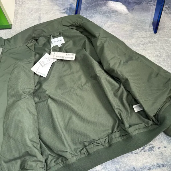 Lacoste Lightweight Bomber Jacket Black Outerwear - 11