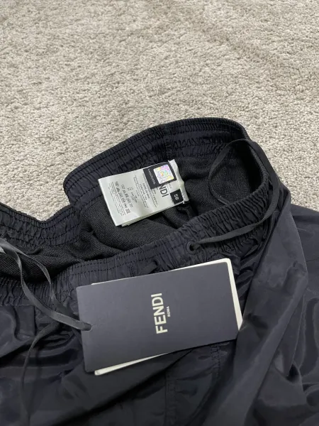 Fendi Nylon Swim Shorts Black - 12