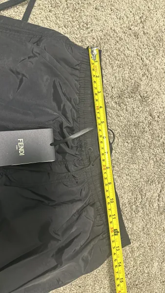 Fendi Nylon Swim Shorts Black - 20
