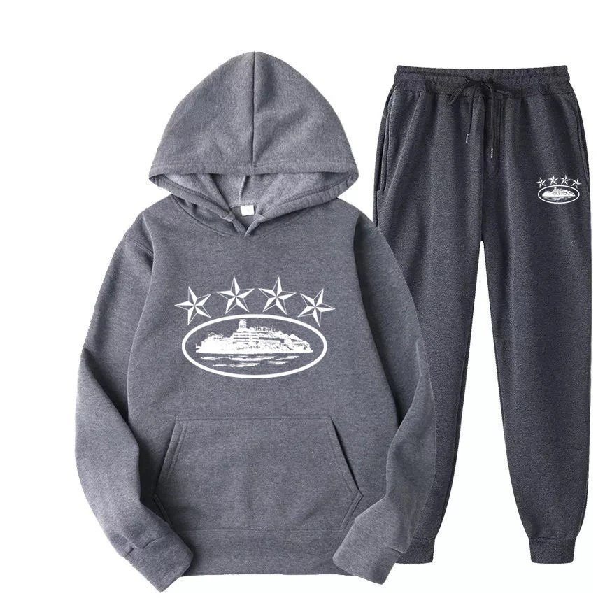 Corteiz Alcatraz Logo Hoodie and Sweatpants Set product photo 4