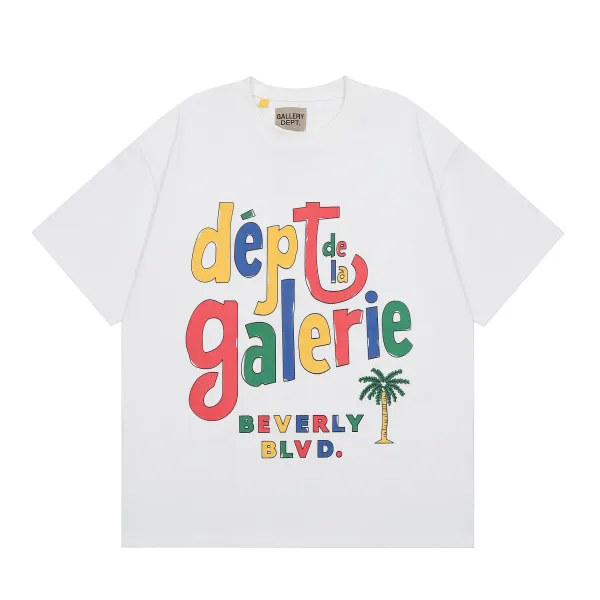 Gallery Dept. Dépt de la Galerie Beverly Blvd. Multicolor Graphic T-Shirt - 1