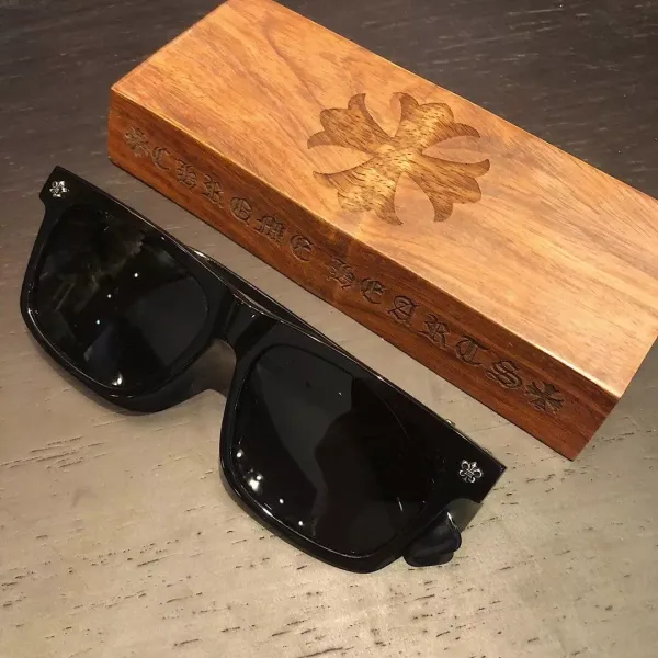Chrome Hearts Box Lunch Sunglasses Olive Green Sunglasses - 3