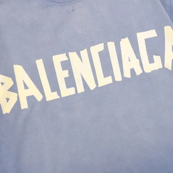 Balenciaga Logo Print Off-White T-Shirt - 16