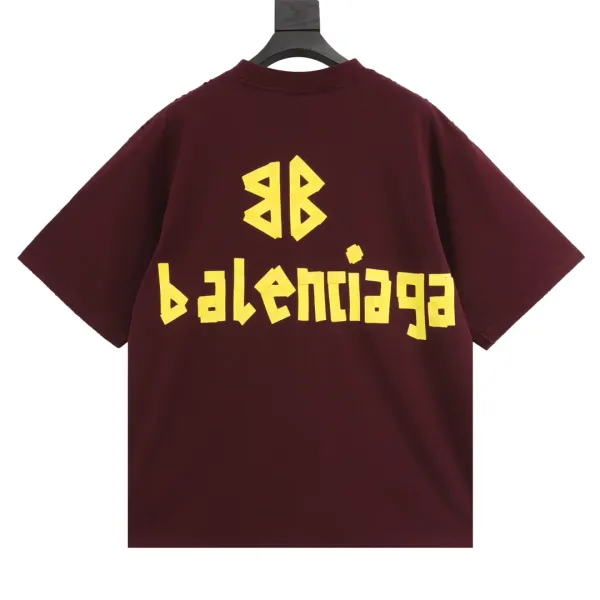 Balenciaga Logo Print Off-White T-Shirt - 30