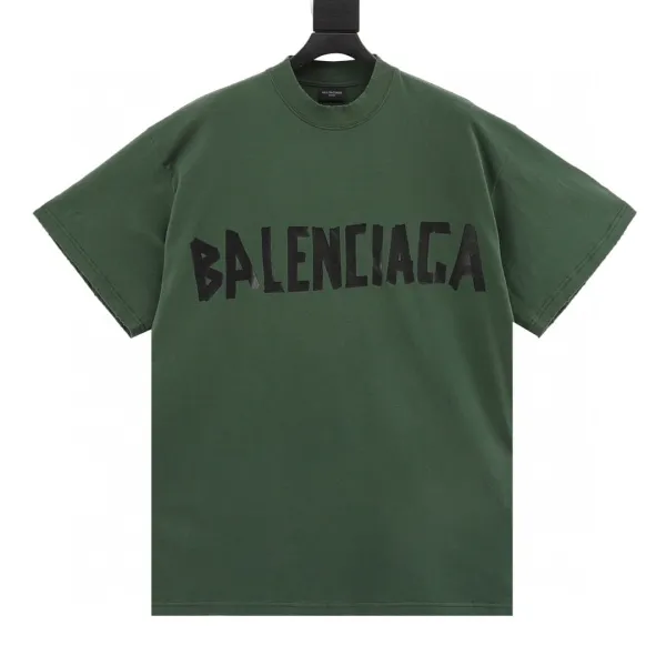Balenciaga Logo Print Off-White T-Shirt - 37