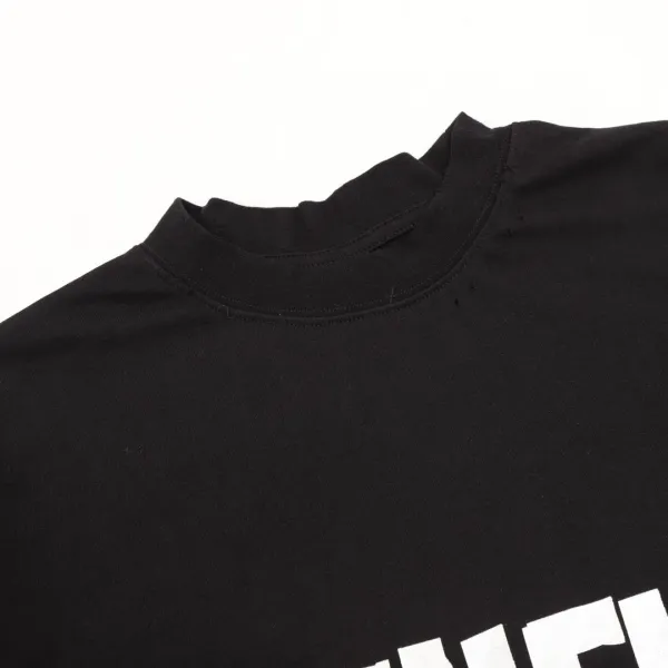 Balenciaga Logo Print Off-White T-Shirt - 47