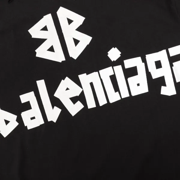 Balenciaga Logo Print Off-White T-Shirt - 50