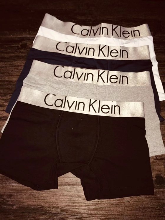 2023 newest silver wide band CK men cool boxers underwear CK silver edge wide edge cotton boxer briefs