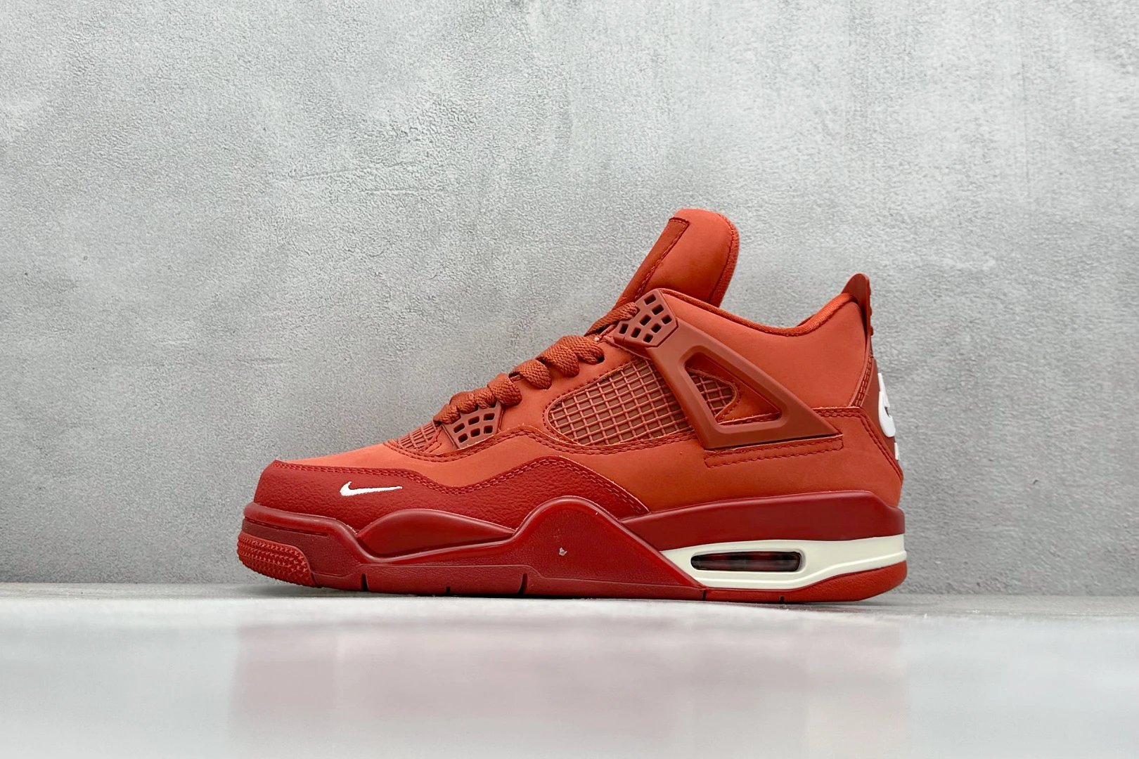 The hottest color AJ4 Joe 4 co-branded models red brick orange red Item No. HF4340 800 Air Jordan 4 AJ4