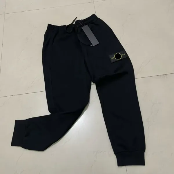 Stone Island Shadow Project Patch Sweatpants Black - 1