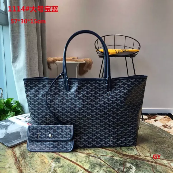 Goyard Saint Louis Tote Bag Apricot Beige Tote Bag - 12