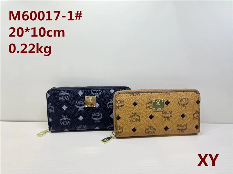 MCM Monogram Zip Wallet