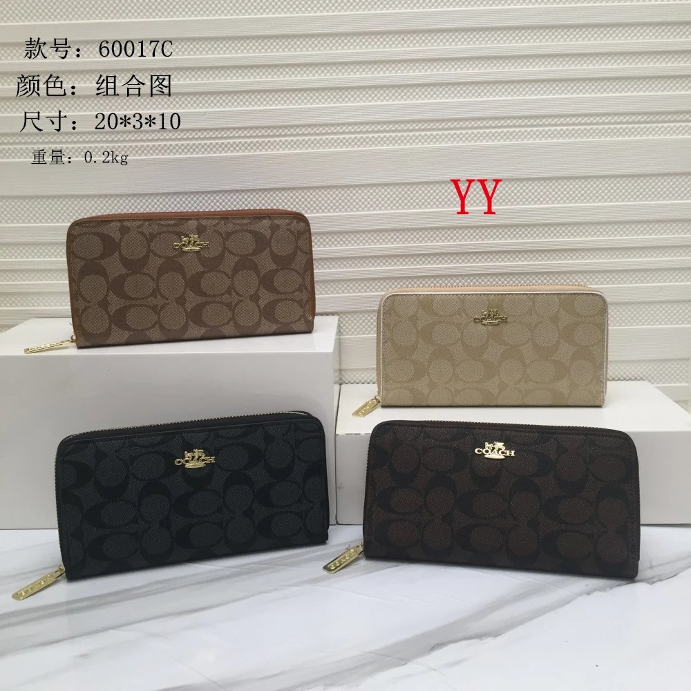 Coach Signature Zip Wallet