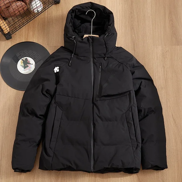 Descente Jackets Hooded zip-up jacket with chest zip pocket product detail image 12
