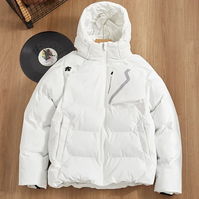Descente Jackets Hooded zip-up jacket with chest zip pocket product detail image 13
