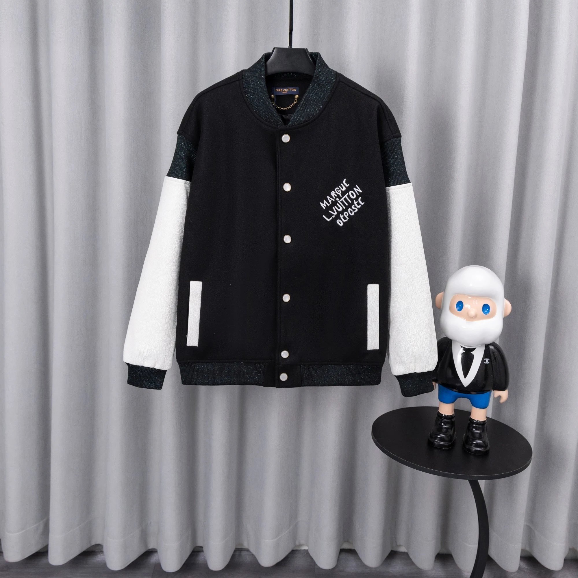 Floral Patchwork Baseball Jacket photo 3